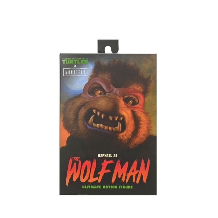 Universal Monsters x Teenage Mutant Ninja Turtles Action Figure Ultimate Raphael as The Wolfman 18 cm