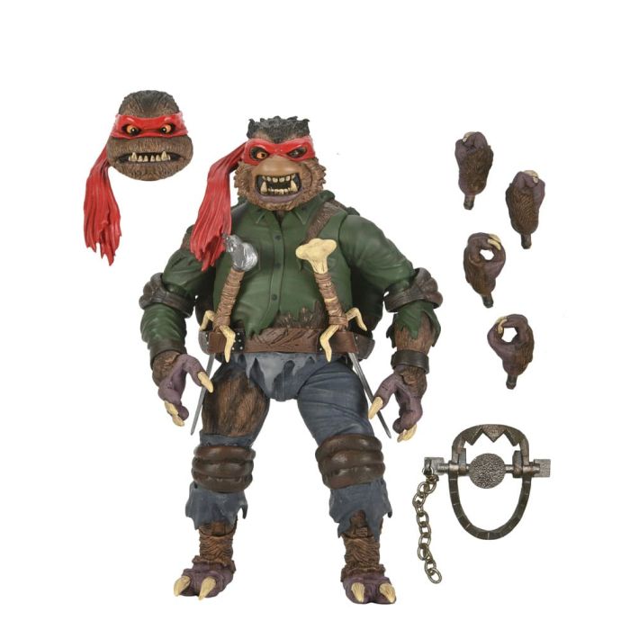 Universal Monsters x Teenage Mutant Ninja Turtles Action Figure Ultimate Raphael as The Wolfman 18 cm