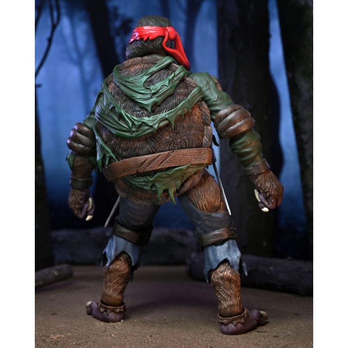 Universal Monsters x Teenage Mutant Ninja Turtles Action Figure Ultimate Raphael as The Wolfman 18 cm