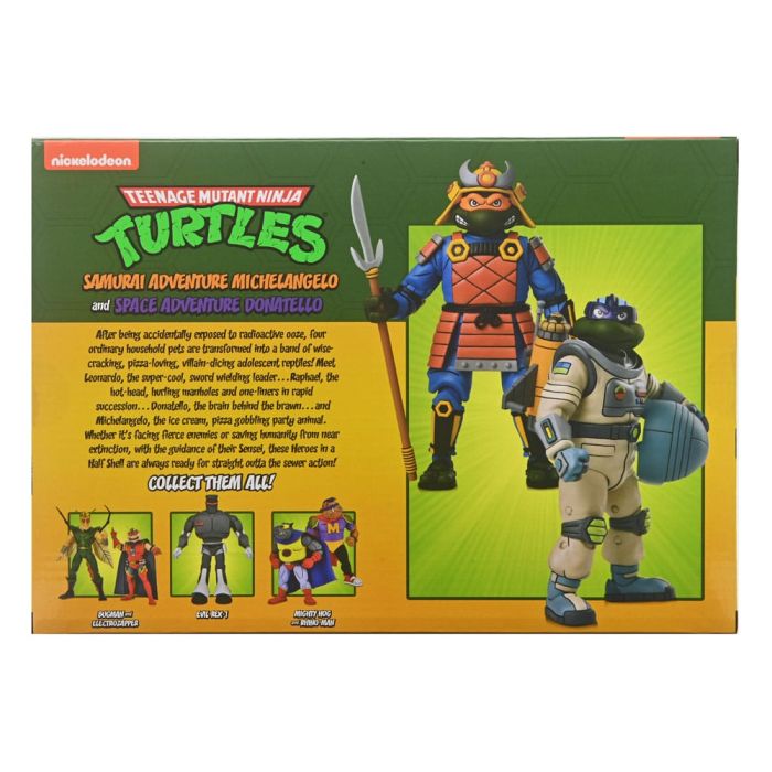 Teenage Mutant Ninja Turtles (Cartoon) Action Figure 2 Pack Space Adventure & Samurai Turtles 18 cm      