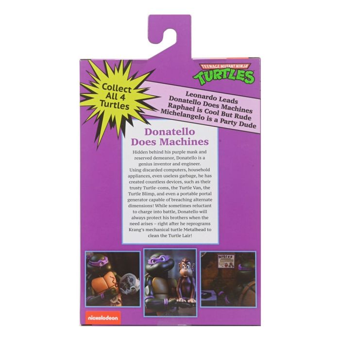 Teenage Mutant Ninja Turtles (Cartoon) Action Figure Ultimate Donatello VHS 18 cm        