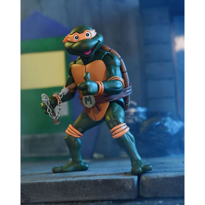 Teenage Mutant Ninja Turtles (Cartoon) Action Figure Ultimate Michelangelo VHS 18 cm        