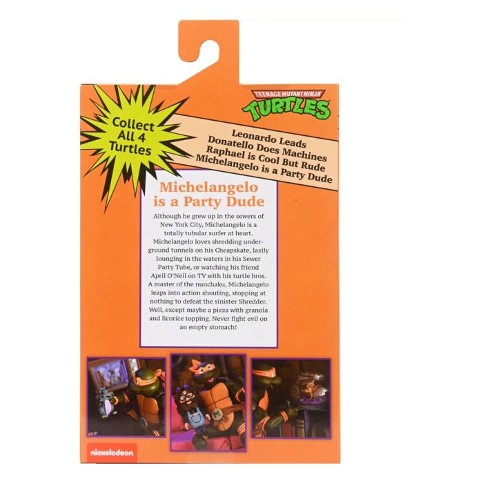 Teenage Mutant Ninja Turtles (Cartoon) Action Figure Ultimate Michelangelo VHS 18 cm        