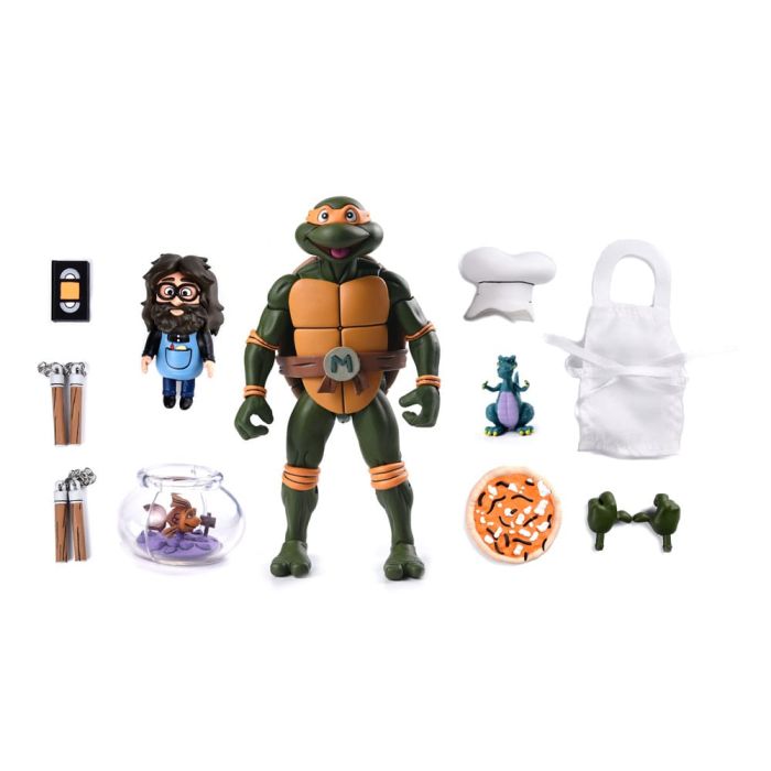 Teenage Mutant Ninja Turtles (Cartoon) Action Figure Ultimate Michelangelo VHS 18 cm        