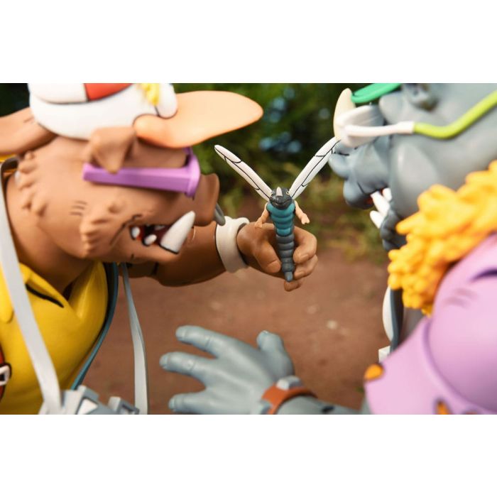 Teenage Mutant Ninja Turtles (Cartoon 1980) Action Figure 2 Pack Vacation Bebop and Rocksteady 18 cm  