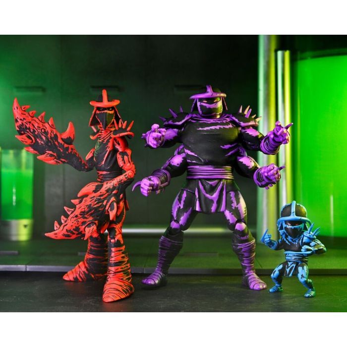 Teenage Mutant Ninja Turtles (Mirage Comics) Action Figures Shredder Clones Box Set 18 cm