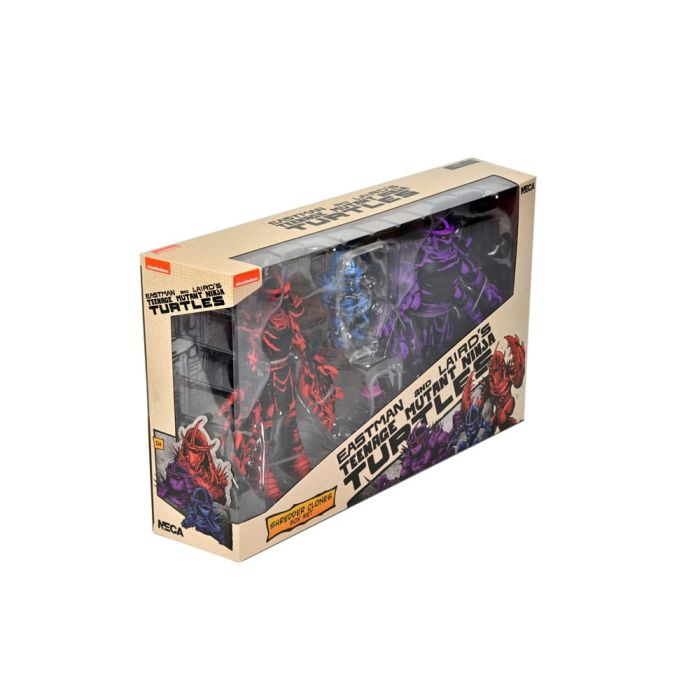 Teenage Mutant Ninja Turtles (Mirage Comics) Action Figures Shredder Clones Box Set 18 cm