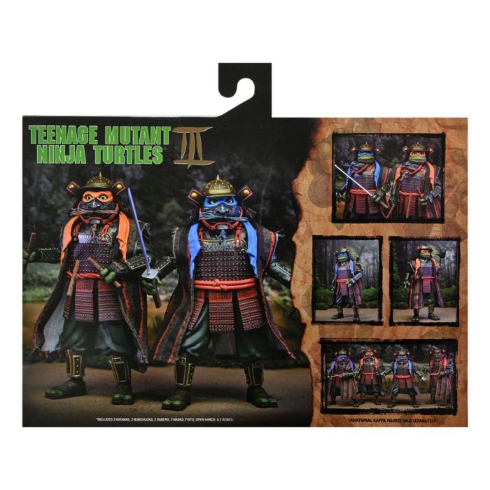 Teenage Mutant Ninja Turtles III Action Figure 2-Pack Leonardo & Michelangelo 18 cm