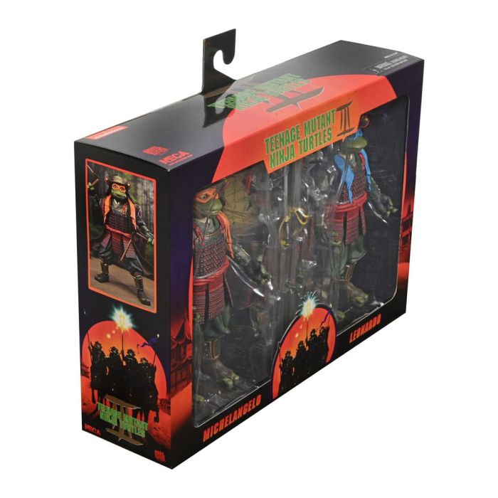 Teenage Mutant Ninja Turtles III Action Figure 2-Pack Leonardo & Michelangelo 18 cm