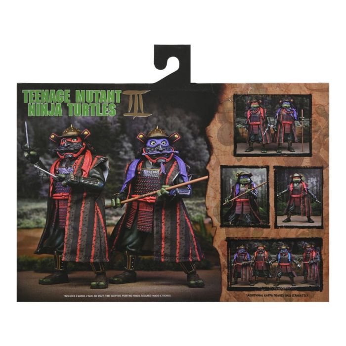 Teenage Mutant Ninja Turtles III Action Figure 2-Pack Donatello & Raphael 18 cm