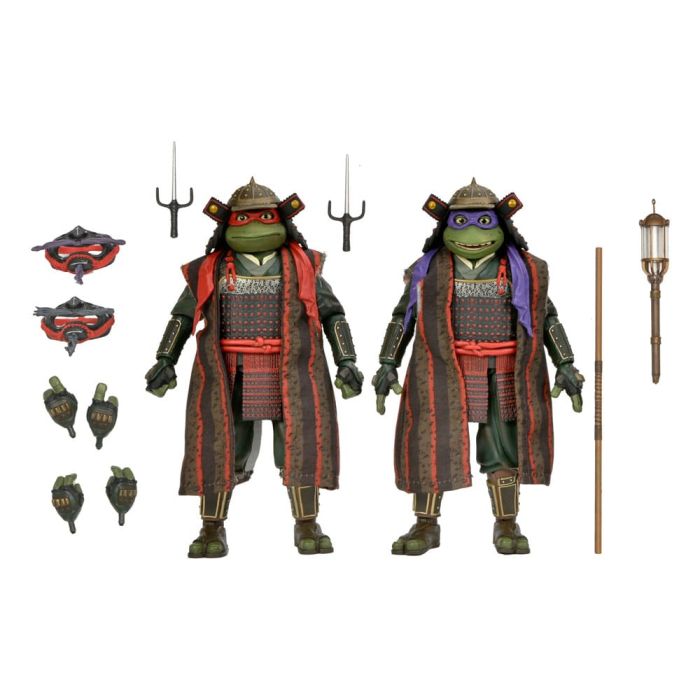Teenage Mutant Ninja Turtles III Action Figure 2-Pack Donatello & Raphael 18 cm