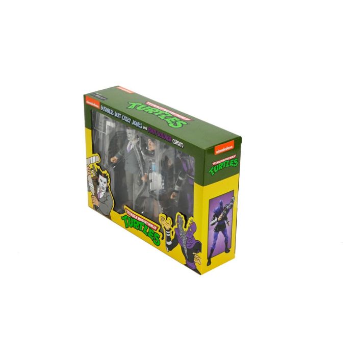 Teenage Mutant Ninja Turtles (Cartoon) Action Figure 2 Pack Business Suit Casey Jones & Split Foot Soldier 18 cm     