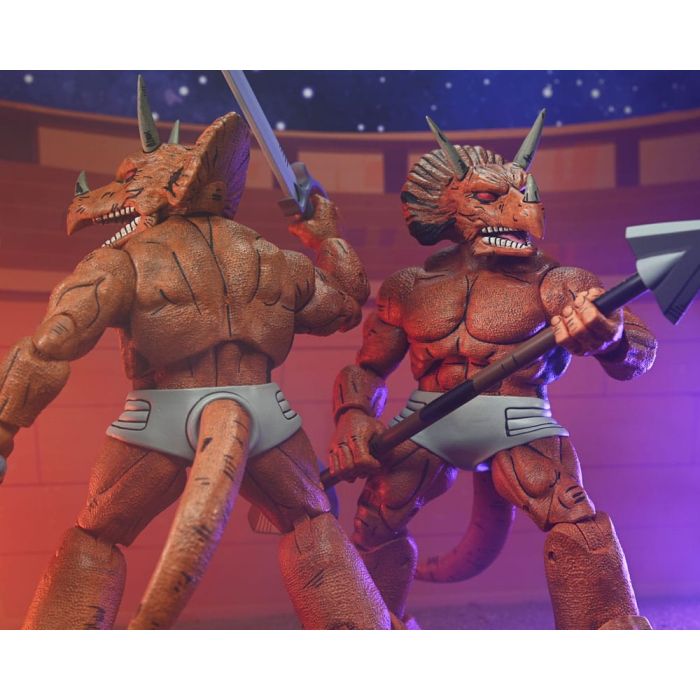 Teenage Mutant Ninja Turtles (Mirage Comics) Action Figure Triceraton Gladiator 21 cm