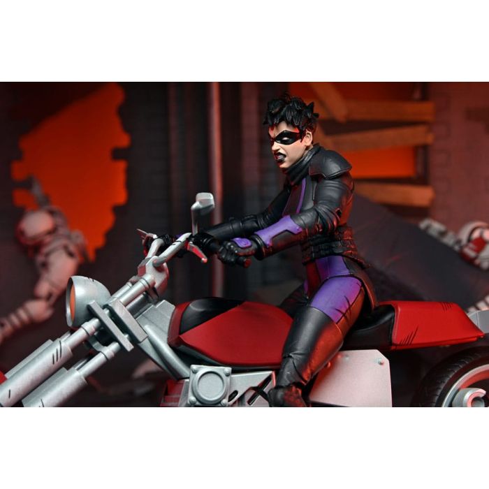 Teenage Mutant Ninja Turtles (The Last Ronin The Lost Years) Action Figure Casey Marie with Last Ronin Motorcycle 18 cm