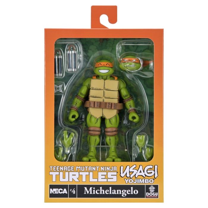 Teenage Mutant Ninja Turtles x Usagi Yojimbo Ultimate Action Figure Michelangelo 18 cm