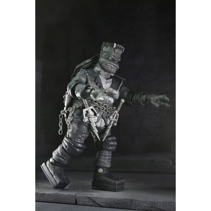 Universal Monsters x Teenage Mutant Ninja Turtles Action Figures 4-Pack Turtles Black & White 18 cm