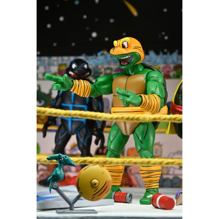 Teenage Mutant Ninja Turtles (Archie Comics) Action Figures 4-Pack Stump Wrestling Turtles 18 cm