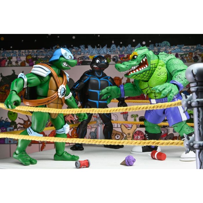 Teenage Mutant Ninja Turtles (Archie Comics) Action Figures 4-Pack Stump Wrestling Turtles 18 cm