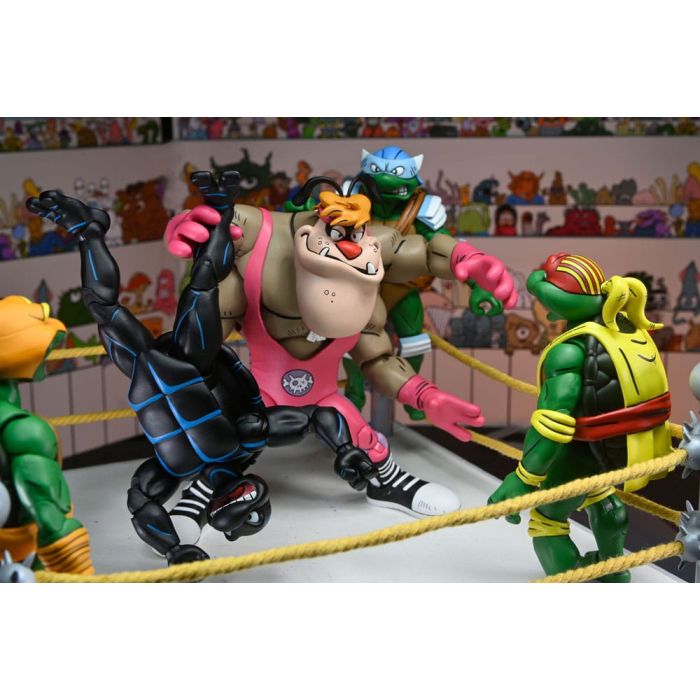 Teenage Mutant Ninja Turtles (Archie Comics) Action Figures 4-Pack Stump Wrestling Turtles 18 cm