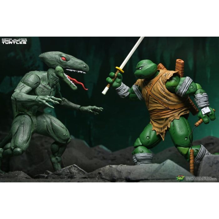 Teenage Mutant Ninja Turtles (Mirage Comics) Action Figure 2-Pack Daimyo Orkai & Raptor 18 cm