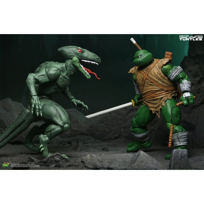 Teenage Mutant Ninja Turtles (Mirage Comics) Action Figure 2-Pack Daimyo Orkai & Raptor 18 cm