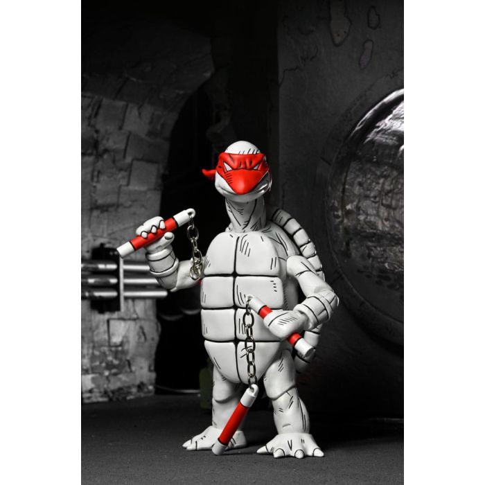Teenage Mutant Ninja Turtles (Mirage Comics) Action Figures 2-Pack Black and White First Turtles 18 cm 