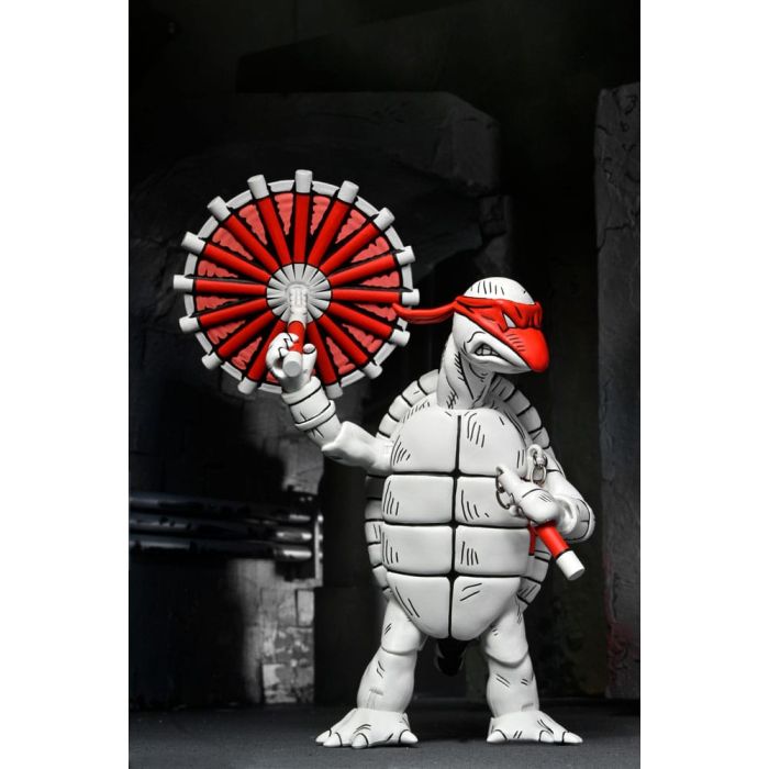 Teenage Mutant Ninja Turtles (Mirage Comics) Action Figures 2-Pack Black and White First Turtles 18 cm 