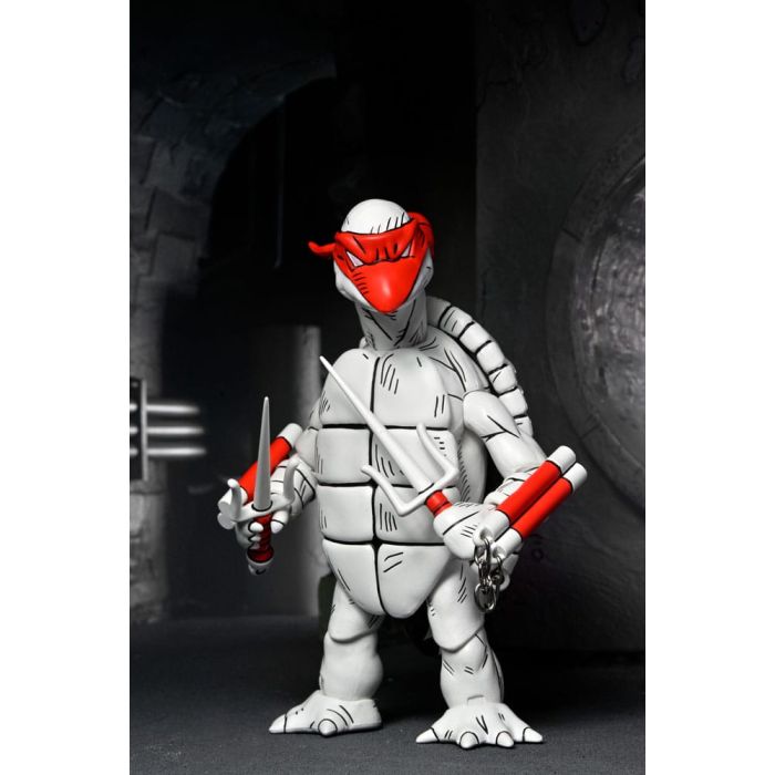 Teenage Mutant Ninja Turtles (Mirage Comics) Action Figures 2-Pack Black and White First Turtles 18 cm 