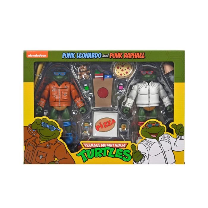 Teenage Mutant Ninja Turtles (Cartoon) Action Figure Punk Leo and Punk Raph 2 Pack 18 cm        