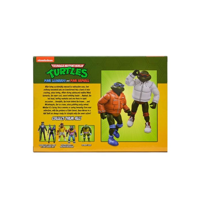 Teenage Mutant Ninja Turtles (Cartoon) Action Figure Punk Leo and Punk Raph 2 Pack 18 cm        