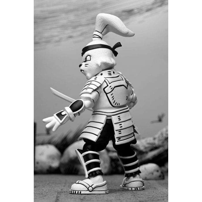 Usagi Yojimbo Action Figure Samurai Usagi Yojimbo Black & White Figure 18 cm