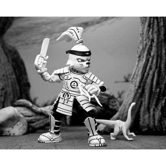 Usagi Yojimbo Action Figure Samurai Usagi Yojimbo Black & White Figure 18 cm