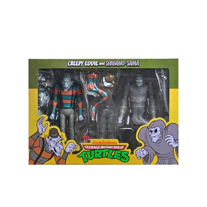 Teenage Mutant Ninja Turtles: Saturday Morning Adventures Action Figure 2-Pack Creepy Eddie & Shibano-Sama 17 cm