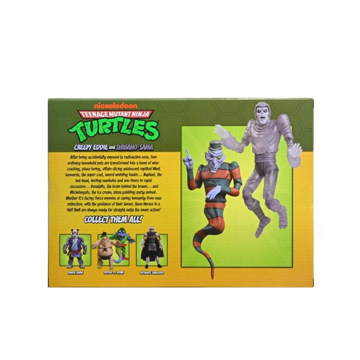 Teenage Mutant Ninja Turtles: Saturday Morning Adventures Action Figure 2-Pack Creepy Eddie & Shibano-Sama 17 cm