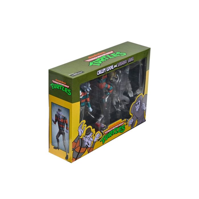 Teenage Mutant Ninja Turtles: Saturday Morning Adventures Action Figure 2-Pack Creepy Eddie & Shibano-Sama 17 cm