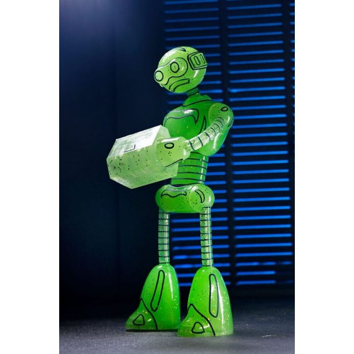 Teenage Mutant Ninja Turtles (Mirage Comics) Action Figure Transmat Fugitoid GID 18 cm