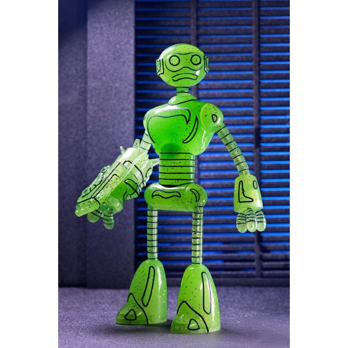 Teenage Mutant Ninja Turtles (Mirage Comics) Action Figure Transmat Fugitoid GID 18 cm