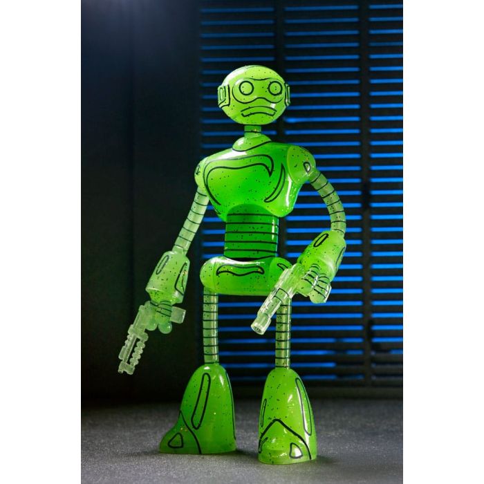 Teenage Mutant Ninja Turtles (Mirage Comics) Action Figure Transmat Fugitoid GID 18 cm