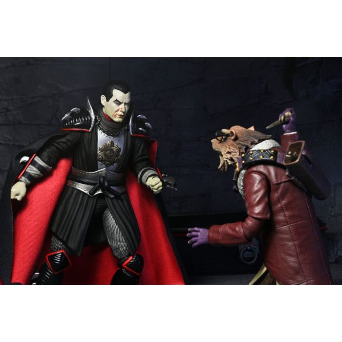 Teenage Mutant Ninja Turtles x Universal Monsters Action Figure Shredder as Dracula Classic Colors 18 cm