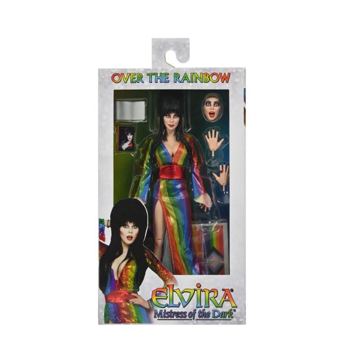 Elvira, Mistress of the Dark Clothed Action Figure Over the Rainbow Elvira 20 cm
