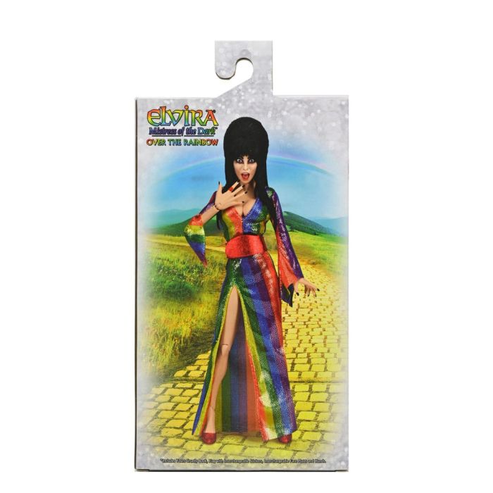 Elvira, Mistress of the Dark Clothed Action Figure Over the Rainbow Elvira 20 cm
