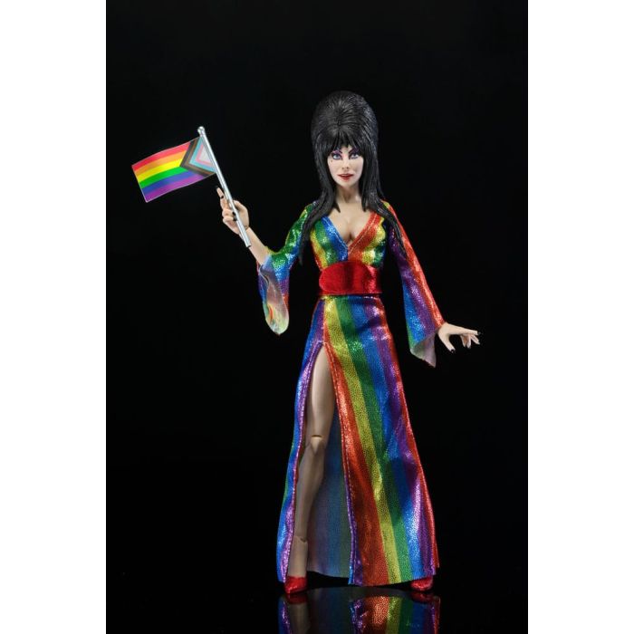 Elvira, Mistress of the Dark Clothed Action Figure Over the Rainbow Elvira 20 cm