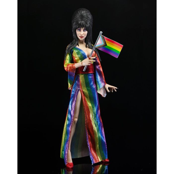 Elvira, Mistress of the Dark Clothed Action Figure Over the Rainbow Elvira 20 cm