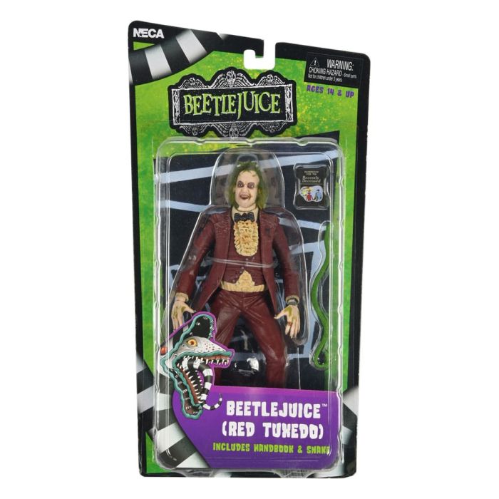 Beetlejuice 1988 Action Figure Beetlejuice Red Tuxedo 18 cm   