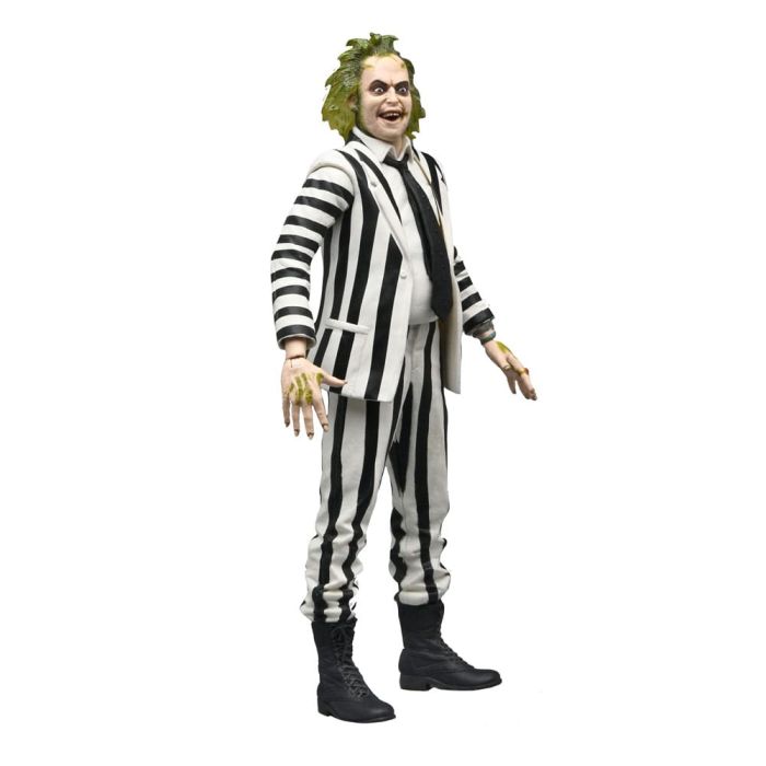 Beetlejuice 1988 Action Figure Beetlejuice Black and White Striped Suit 18 cm  