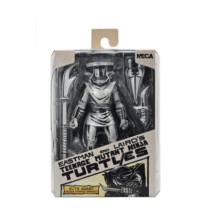 Teenage Mutant Ninja Turtles Action Figure Elite Foot Ninja Guard Black & White 18 cm
