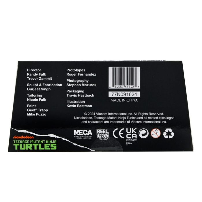 Teenage Mutant Ninja Turtles Action Figure Foot Assassin Black and White 18 cm