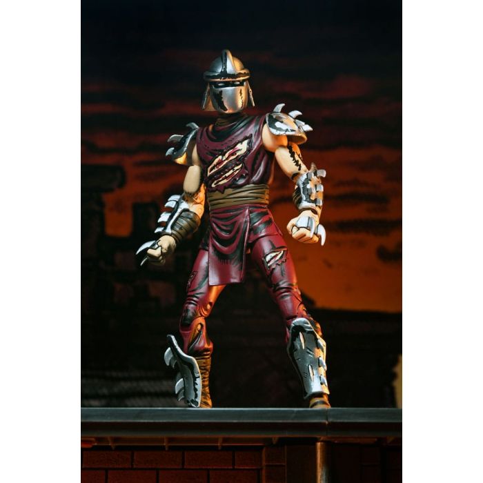 Teenage Mutant Ninja Turtles Action Figure Battle Damaged Shredder 18 cm