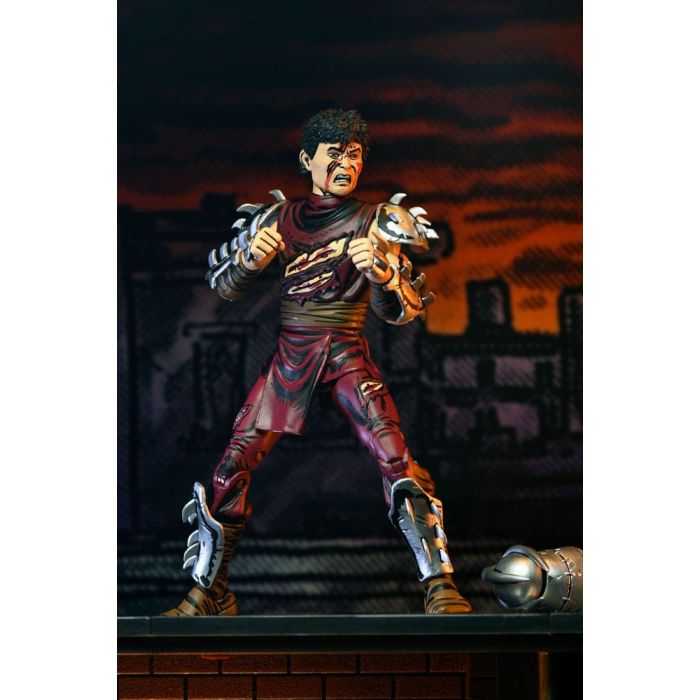 Teenage Mutant Ninja Turtles Action Figure Battle Damaged Shredder 18 cm