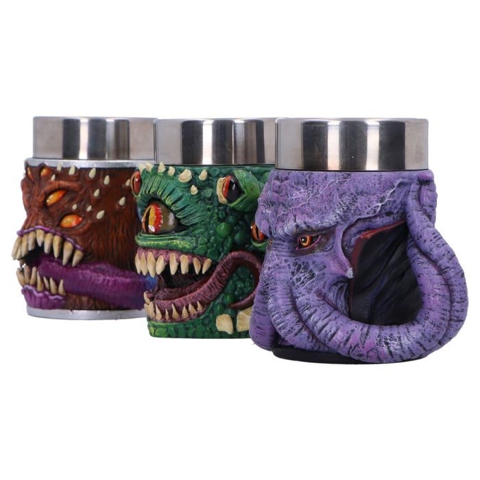 Dungeons & Dragons Set of 3 Mini Tankards Mini Monster 9 cm 